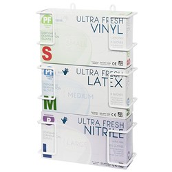 Three Tier Glove Dispenser Rack